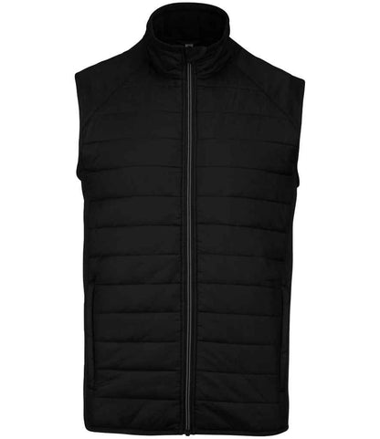 Proact Proact Dual Fabric Sports Bodywarmer - Black/Black (PA235)