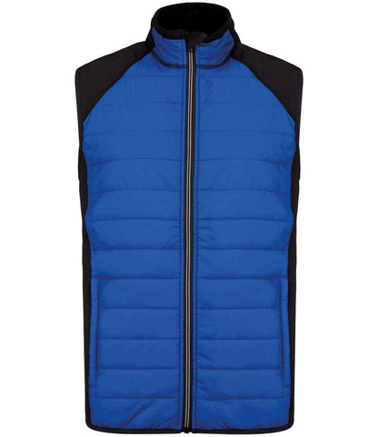 Proact Proact Dual Fabric Sports Bodywarmer - Dark Royal Blue/Black (PA235)