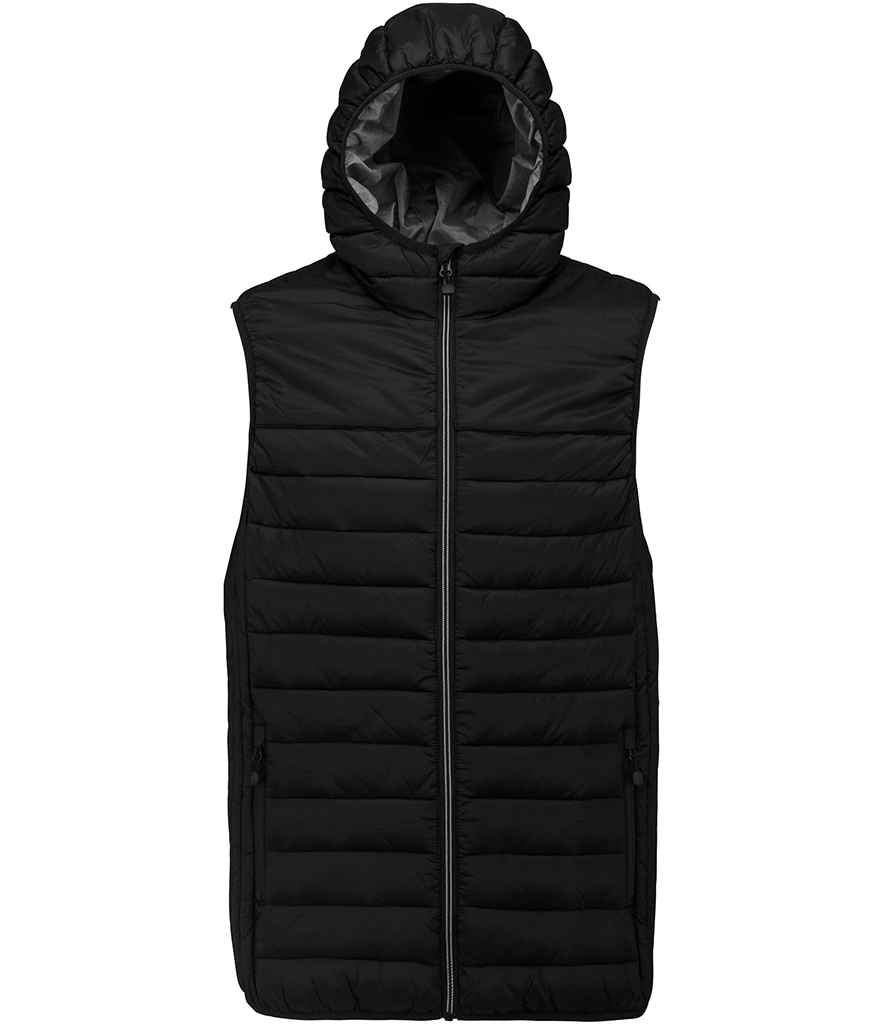Proact Proact Hooded Padded Bodywarmer - Black (PA237)