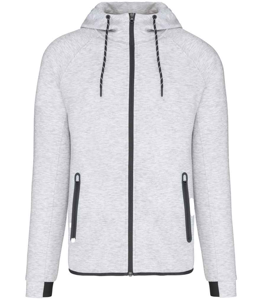 Proact Proact Performance Hooded Jacket - Ash Heather (PA358)