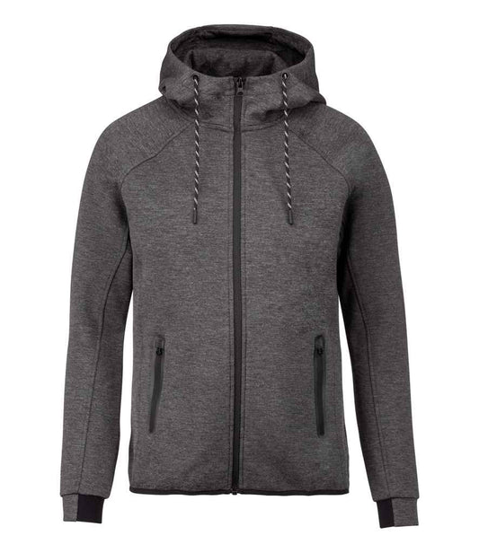 Proact Proact Performance Hooded Jacket - Deep Grey Heather (PA358)