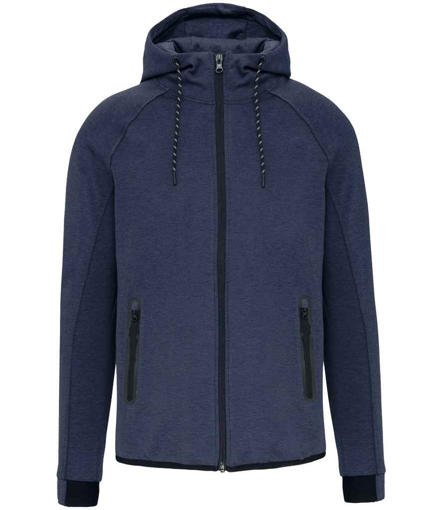 Proact Proact Performance Hooded Jacket - French Navy Heather (PA358)