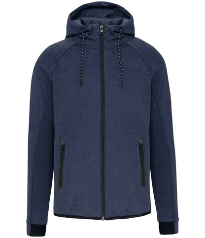 Proact Proact Performance Hooded Jacket - French Navy Heather (PA358)