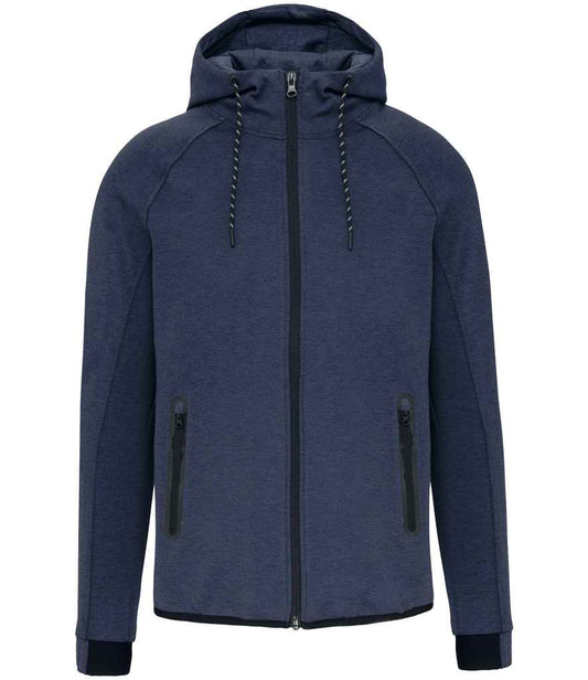 Proact Proact Performance Hooded Jacket - French Navy Heather (PA358)