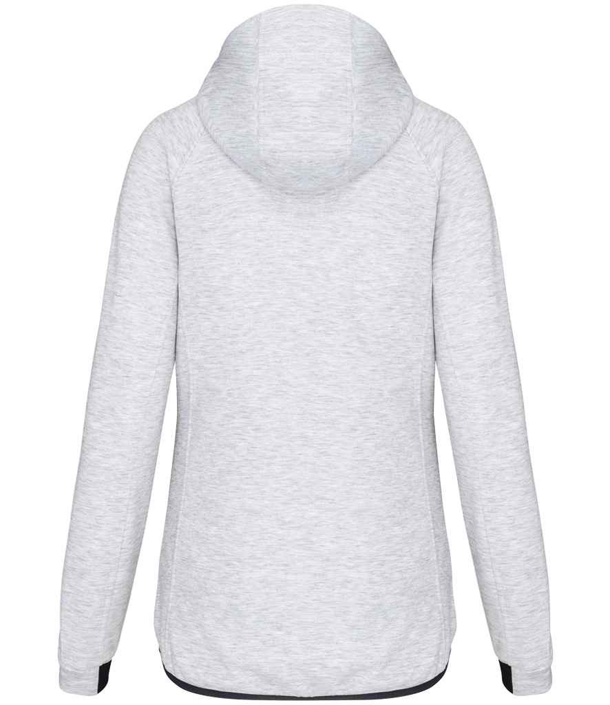Proact Proact Ladies Performance Hooded Jacket - Ash Heather (PA359)