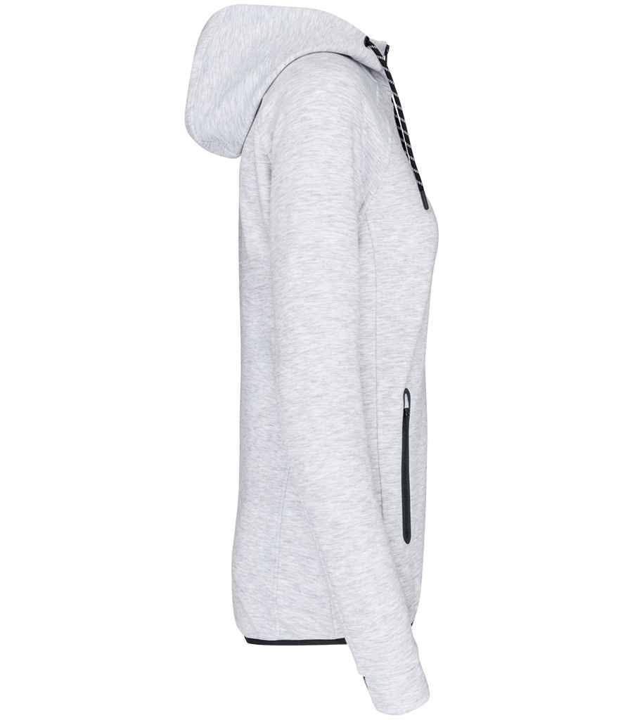 Proact Proact Ladies Performance Hooded Jacket - Ash Heather (PA359)