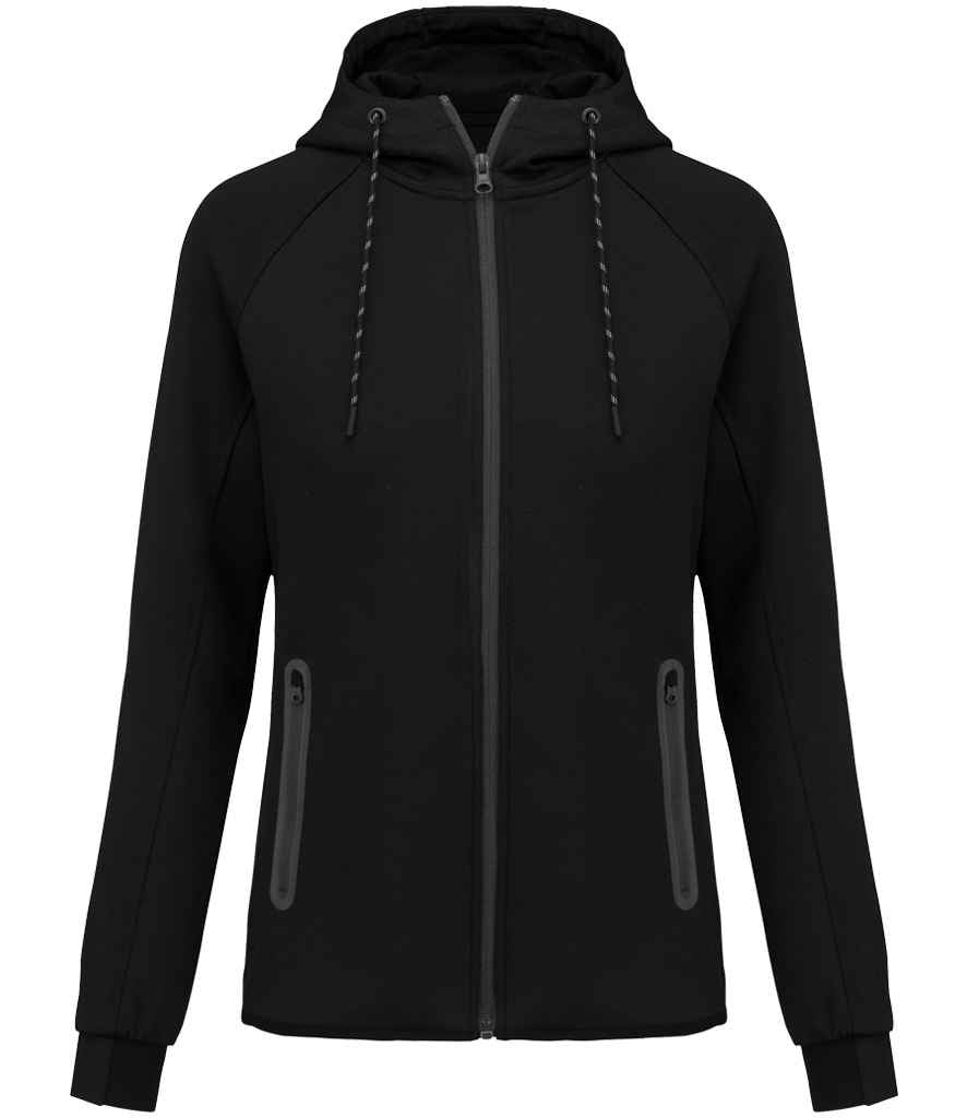 Proact Proact Ladies Performance Hooded Jacket - Black (PA359)