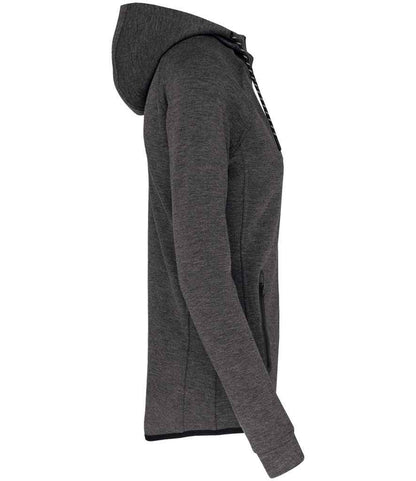 Proact Proact Ladies Performance Hooded Jacket - Deep Grey Heather (PA359)