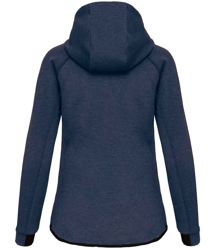 Proact Proact Ladies Performance Hooded Jacket - French Navy Heather (PA359)