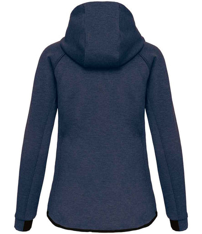 Proact Proact Ladies Performance Hooded Jacket - French Navy Heather (PA359)