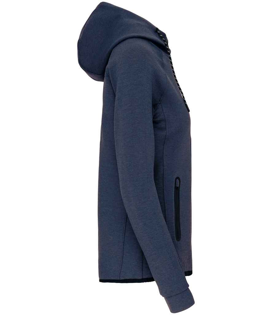 Proact Proact Ladies Performance Hooded Jacket - French Navy Heather (PA359)