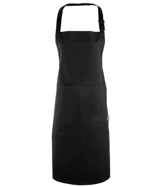Premier Fairtrade Organic Cotton Bib Apron (PR112)