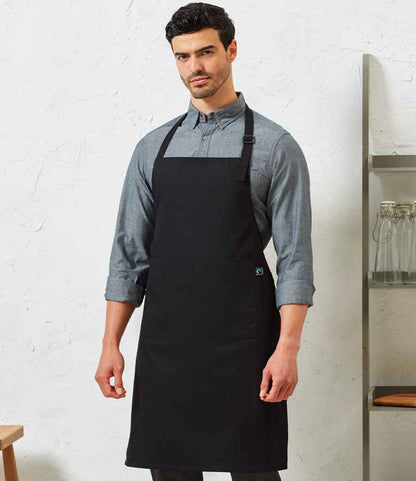 Premier Fairtrade Organic Cotton Bib Apron (PR112)