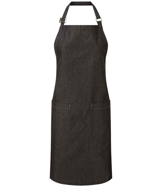 Premier Fairtrade Organic Cotton Denim Bib Apron (PR113)