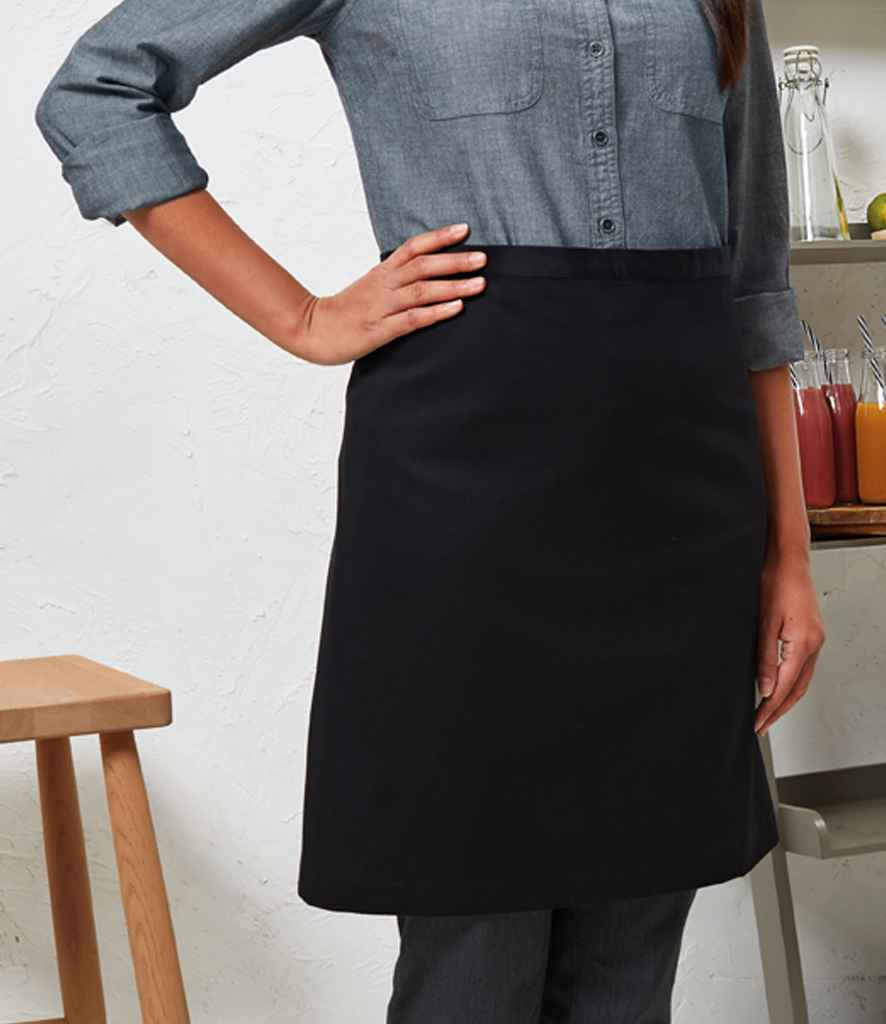 Premier Fairtrade Organic Cotton Waist Apron (PR114)