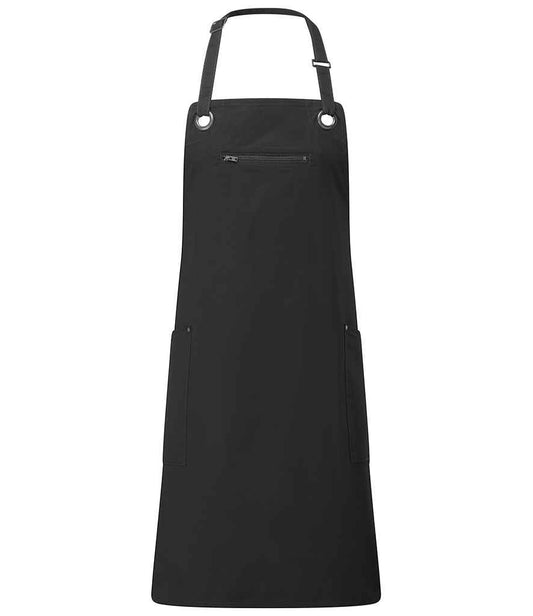 Premier Barley Contrast Stitch Bib Apron (PR121)