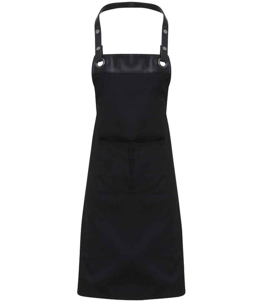 Premier Espresso Bib Apron (PR123)