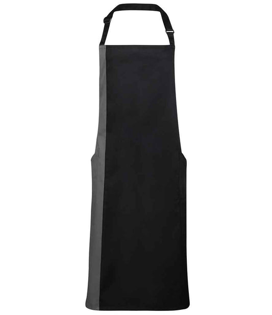 Premier Contrast Bib Apron (PR162)