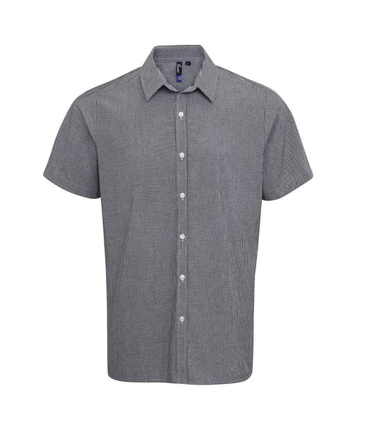 Premier Gingham Short Sleeve Shirt (PR221)