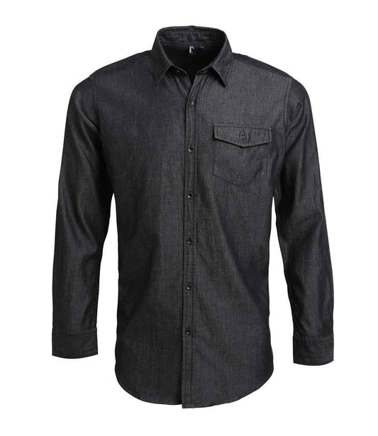 Premier Jeans Stitch Denim Shirt (PR222)