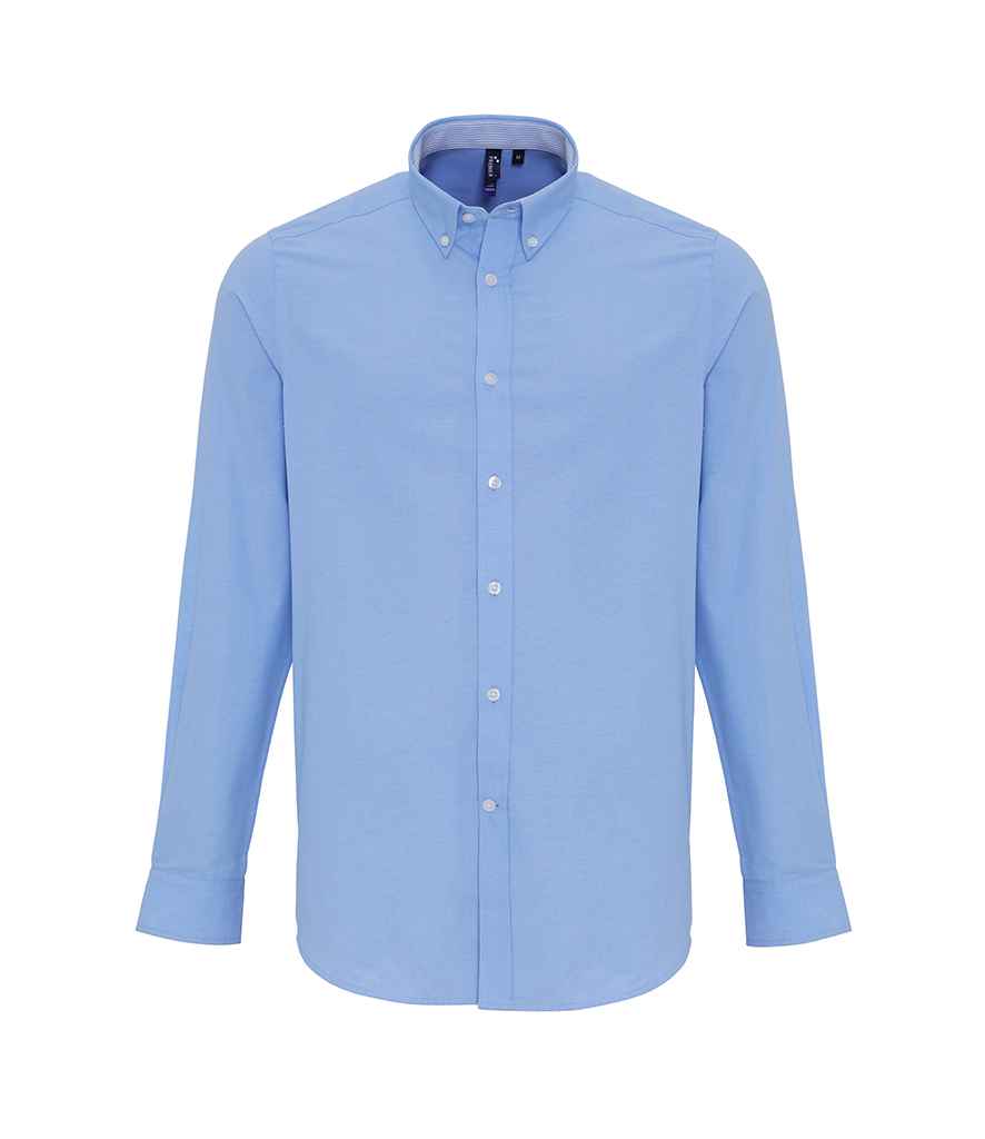 Premier Long Sleeve Striped Oxford Shirt (PR238)