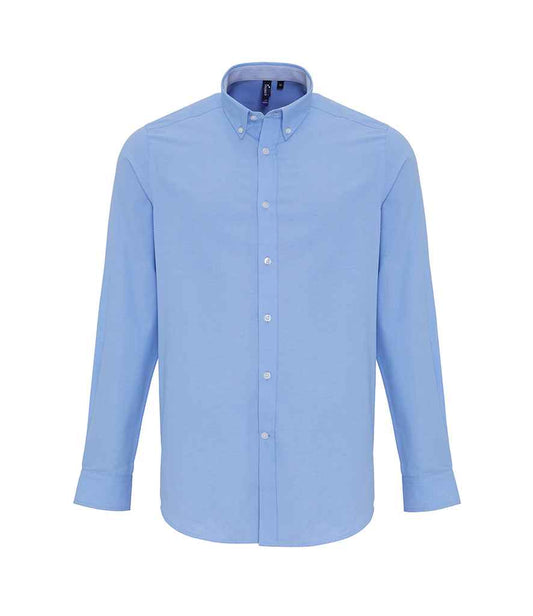 Premier Long Sleeve Striped Oxford Shirt (PR238)