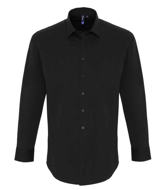 Premier Long Sleeve Stretch Fit Poplin Shirt (PR244)