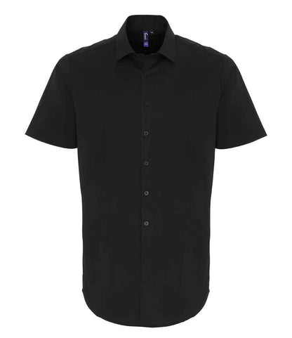 Premier Short Sleeve Stretch Fit Poplin Shirt (PR246)