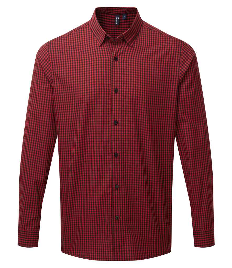 Premier Maxton Check Long Sleeve Shirt (PR252)