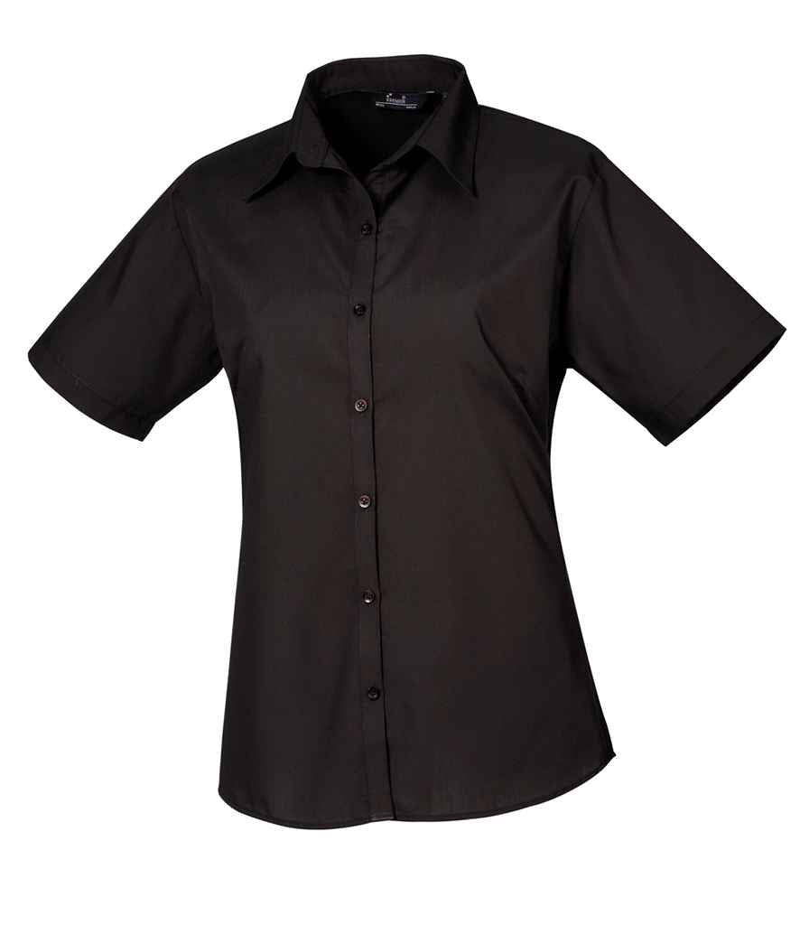 Premier Ladies Short Sleeve Poplin Blouse (PR302)
