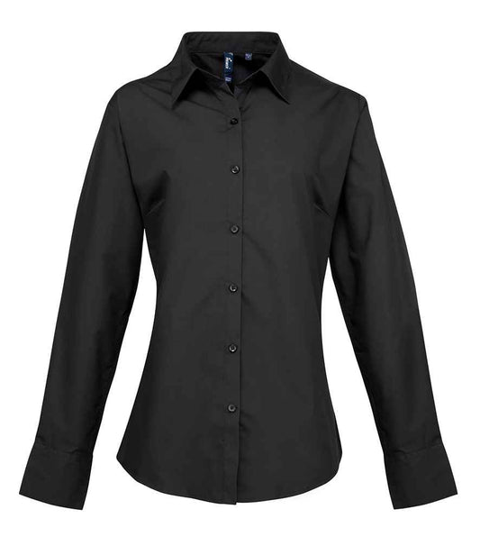 Premier Ladies Supreme Long Sleeve Poplin Shirt (PR307)
