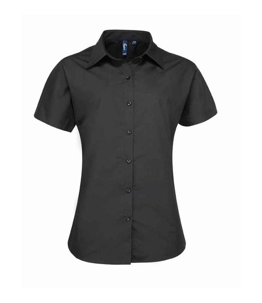 Premier Ladies Supreme Short Sleeve Poplin Shirt (PR309)