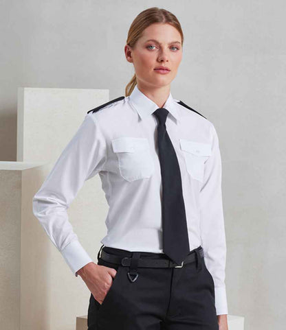 Premier Ladies Long Sleeve Pilot Shirt (PR310)