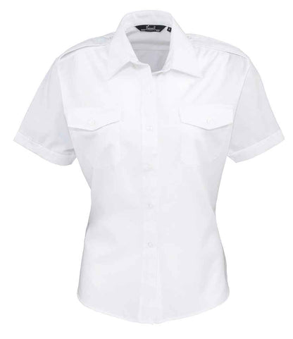 Premier Ladies Short Sleeve Pilot Shirt (PR312)