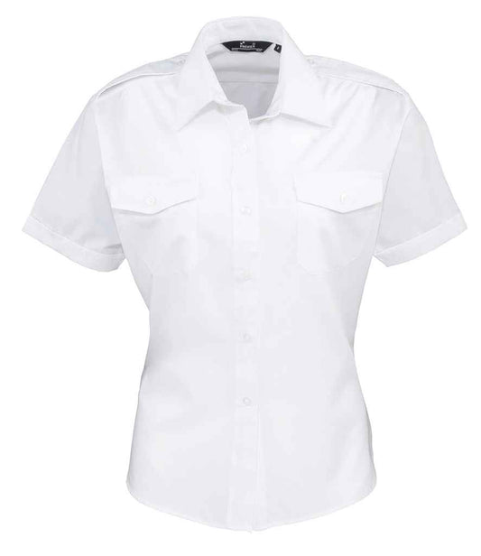 Premier Ladies Short Sleeve Pilot Shirt (PR312)