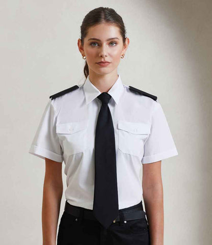 Premier Ladies Short Sleeve Pilot Shirt (PR312)