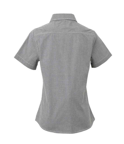 Premier Ladies Gingham Short Sleeve Shirt (PR321)