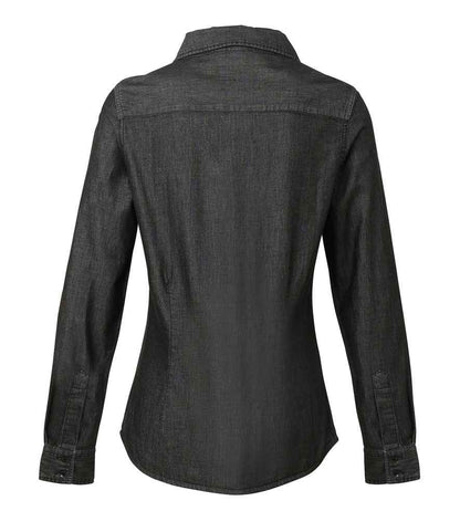 Premier Ladies Jeans Stitch Denim Shirt (PR322)