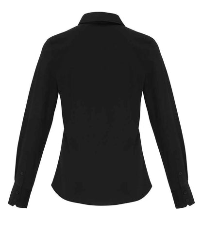 Premier Ladies Long Sleeve Stretch Fit Poplin Shirt (PR344)