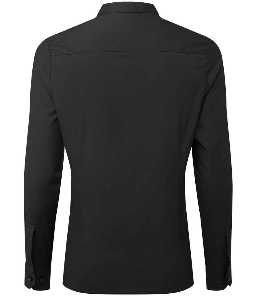 Premier Ladies Banded Collar Grandad Shirt (PR358)