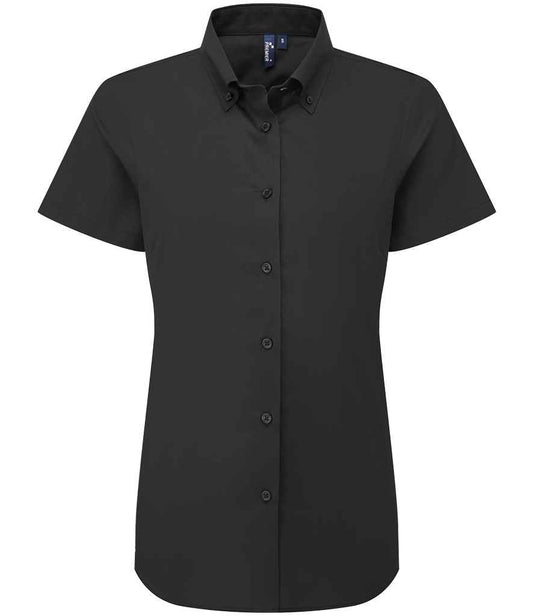 Premier Ladies Supreme Short Sleeve Oxford Shirt (PR386)
