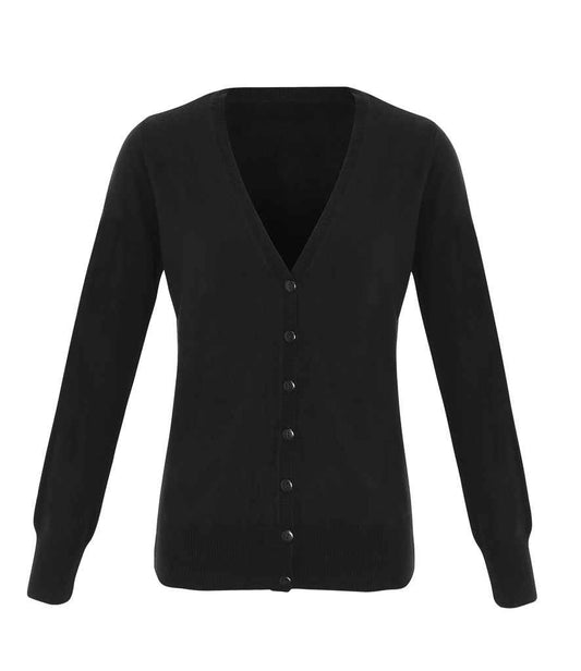 Premier Ladies Essential Acrylic V Neck Cardigan (PR402)
