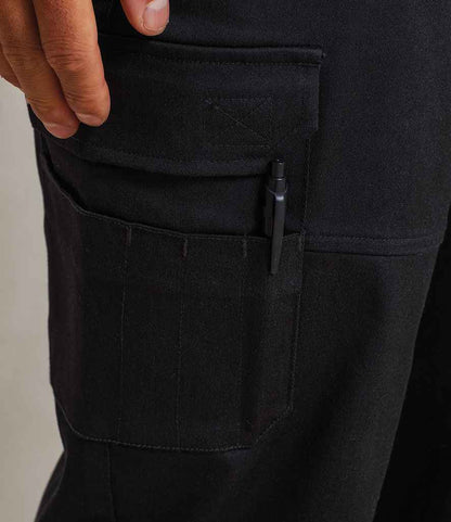 Premier Unisex Stretchchecker Work Cargo Trousers (PR565)