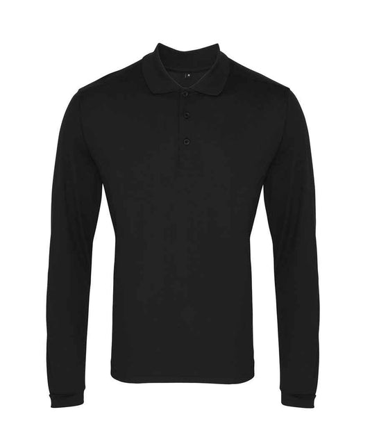 Premier Long Sleeve Coolchecker® Piqué Polo Shirt (PR617)