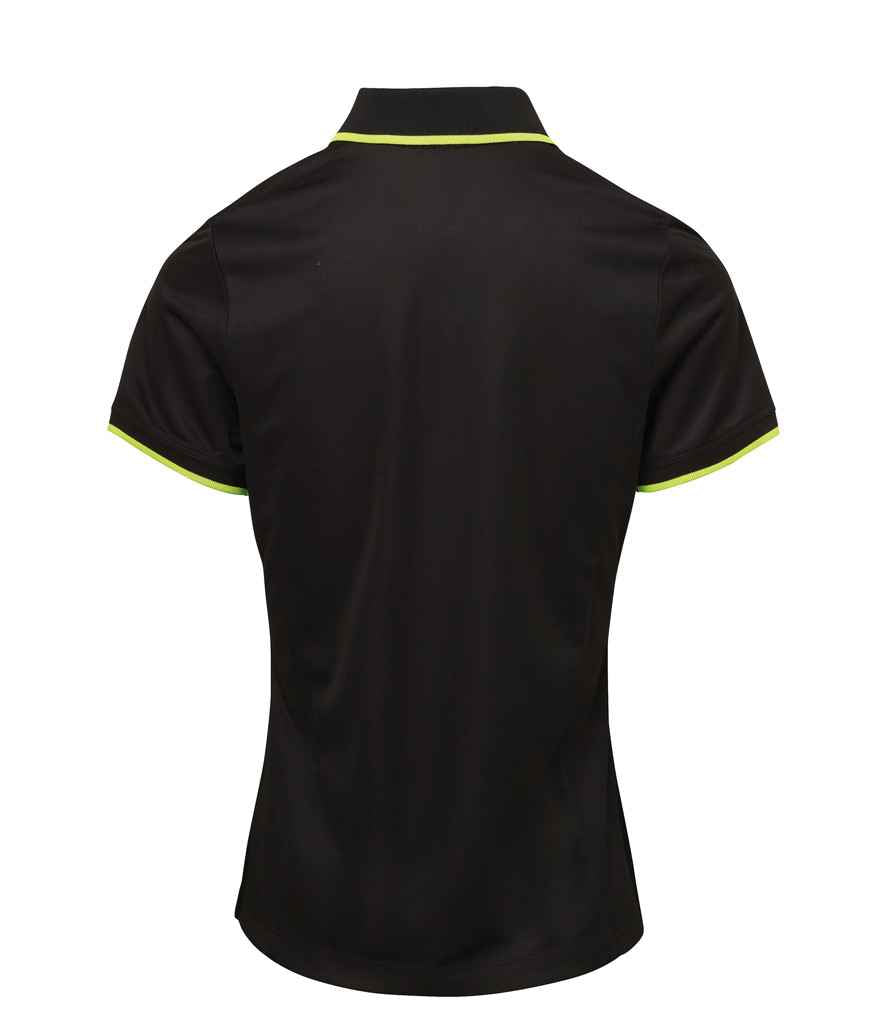 Premier Ladies Contrast Coolchecker® Piqué Polo Shirt (PR619)