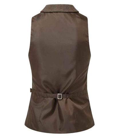 Premier Ladies Herringbone Waistcoat (PR626)