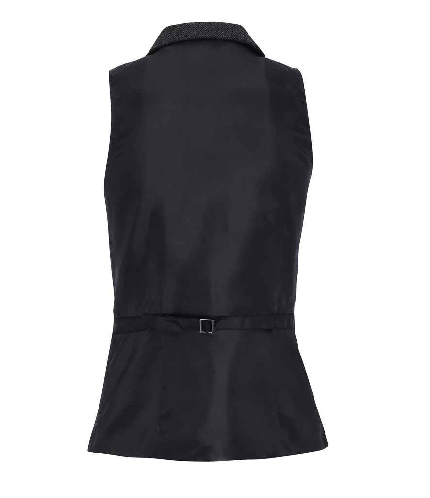 Premier Ladies Herringbone Waistcoat (PR626)