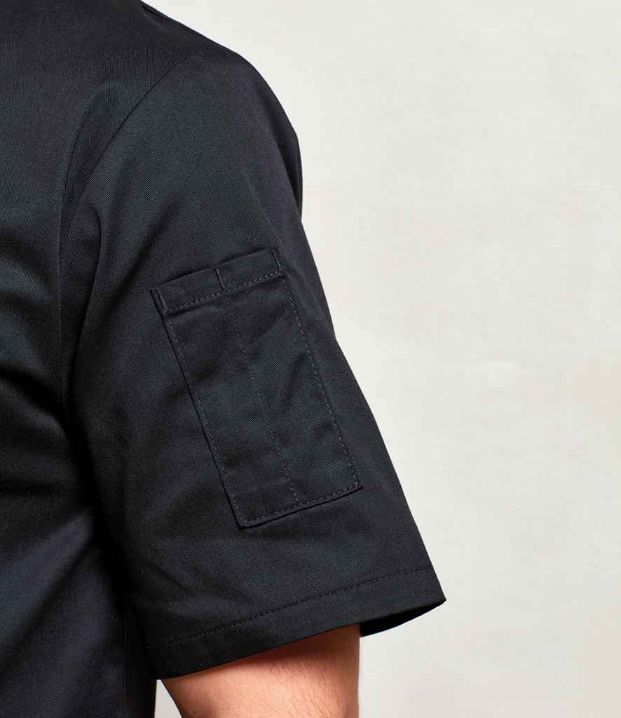 Premier Short Sleeve Chef's Jacket (PR656)