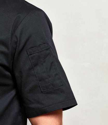 Premier Short Sleeve Chef's Jacket (PR656)