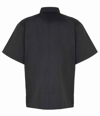 Premier Unisex Short Sleeve Stud Front Chef's Jacket (PR664)